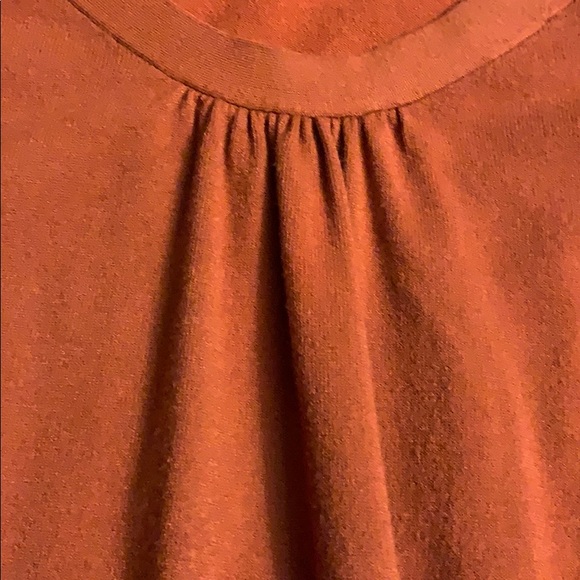 Apt. 9 Pumpkin color long sleeve sweater - Picture 3 of 5